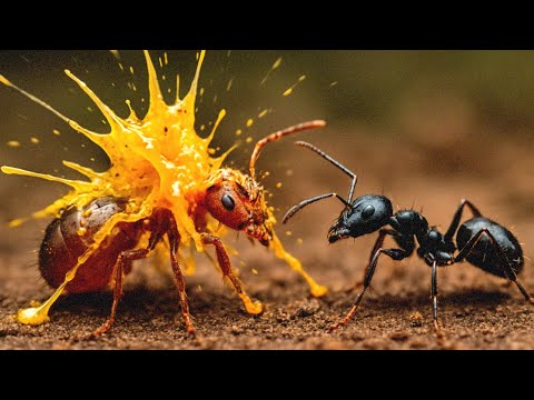The Ant That Explodes To Save Its Colony