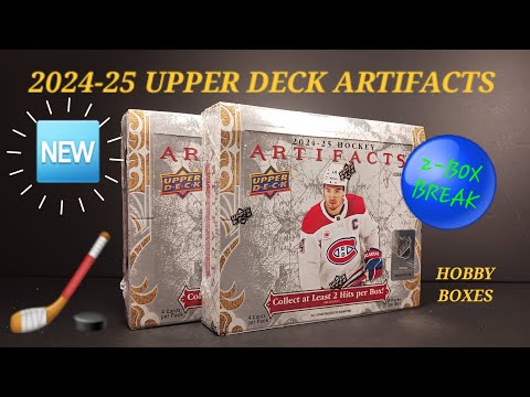 THERE'S ANTIQUITY IN ARTIFACTS! ➡️🆕️⬅️ 2024-25 UPPER DECK ARTIFACTS HOCKEY 🏒 2-BOX HOBBY BREAK 💥