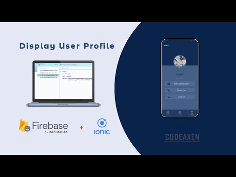 Ionic 5 Firebase Firestore Display User Profile Tutorial