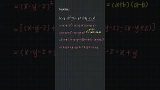 运用公式法做因式分解 | 平方差公式 Factorization by Formulae #answer #maths #mathematics #uec #mathstricks #初中数学