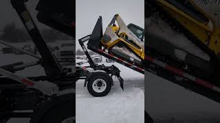 We Specialize In Hooklift Truck Upfits! Check out our page for full inventory! #hooklift#skidsteer