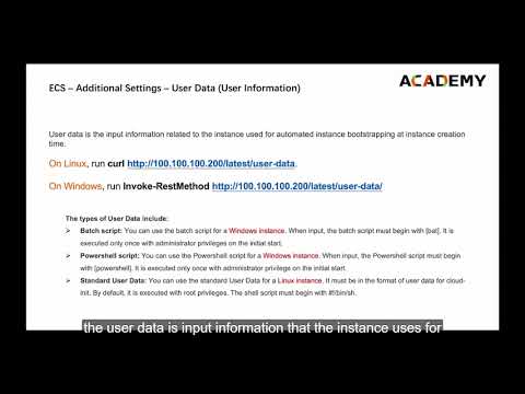 Alibaba Cloud Certification Preparation (ECS Additional Settings)