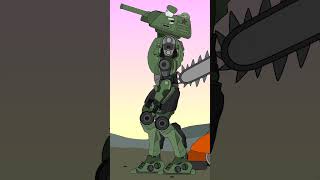 Robo-Tank Chainsaw #shorts