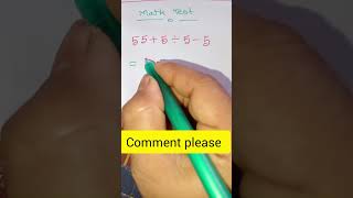 Math test #maths #mathsall