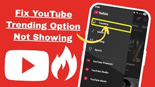 Youtube Trending Option Not Showing | How To Fix Youtube Trending Option Not Showing Problem (2025)