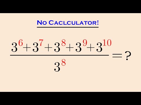A Very Nice Exponential Algebra Problem