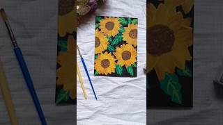 sunflower painting 🌻#art#artreel#flowerart#ytshorts#painting#trending