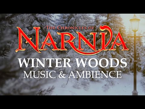 Chronicles of Narnia | Peaceful Winter Woods Music & Ambience in 4K