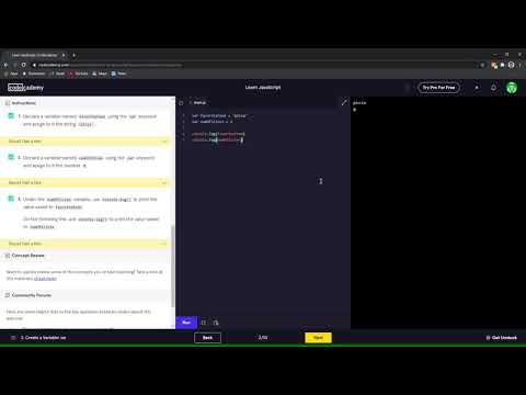 Codecademy: JavaScript Tutorial #3