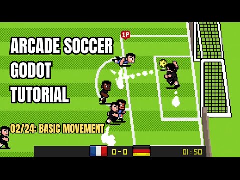 Create a Soccer Game in Godot! (02/24: Basic Movement)