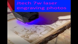 use jtech laser to engrave photos