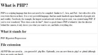Fundamentals of PHP at sCoolTV