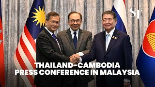 [FULL] Thailand, Cambodia hold press conference in KL after ceasefire agreement