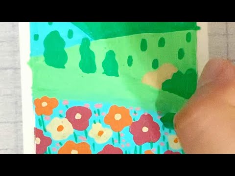 丙烯马克笔｜涂鸦画画｜小风景速涂