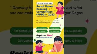 Apply for Pencil Power Drawing Competition (PPDC)  - 2023 | Winter Season