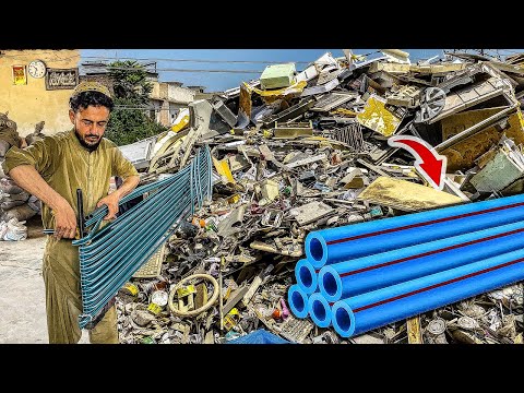 How Millions Waste Plastic Garbage Convert into PVC Pipe Through Recycling