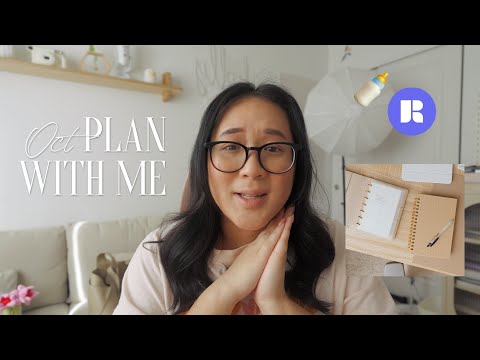 October Plan With Me | keeping it simples, planner updates, big news, rella update thoughts