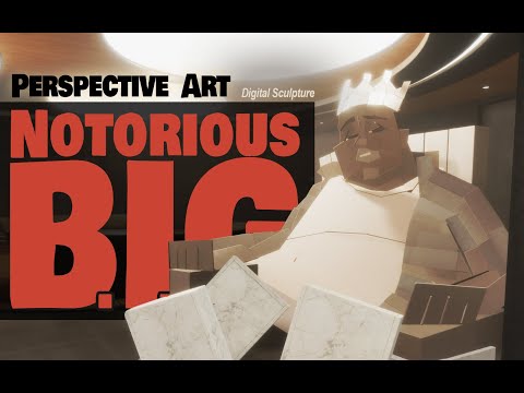 Notorious B.I.G. digital sculpture