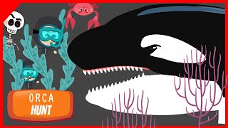 We're going on a monster hunt - BIG ORCA 🌊 | Meg lost her earring in the ocean!