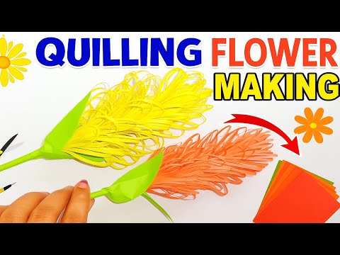Easy Paper Flower #flowermaking #homedecor #diycrafts #sonascreativecorner