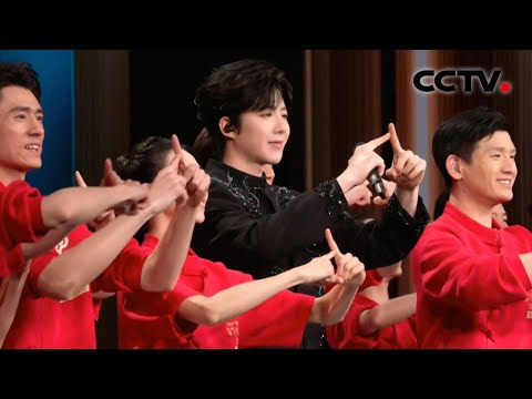 刘宇宁与蛇年春晚无障碍转播的手语演员们共同演绎《努力的人》| CCTV春晚