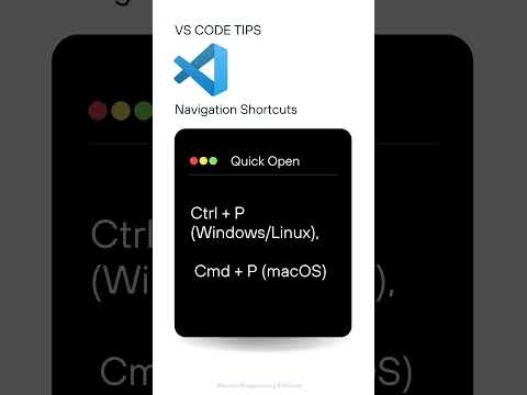 Quick Open, allows you to search for files by name. | VS CODE TIPS and TRICKS
