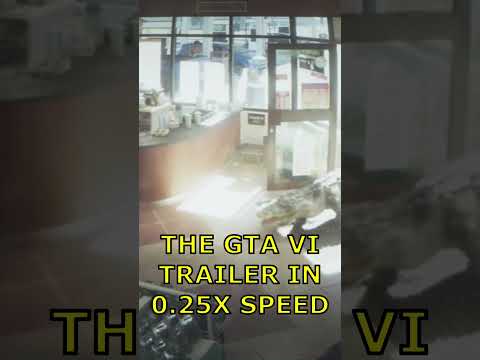 I Watched The GTA VI Trailer in .25x Speed