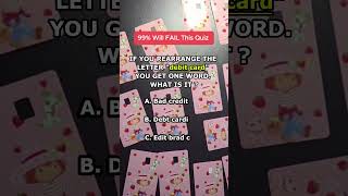 QUIZZ TIME!🧠#brainteaser #puzzletime #mindgames #brainyfun #fy