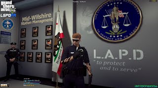 GTA V - LSPDFR 0.4.9🚔 - LSPD/LAPD - Mid-Wilshire Station | Bodycam FOV | Vehicle Pursuits - 4K