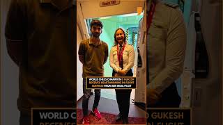 Air India Pilot Flies Chess Champ Gukesh | “Honour to Fly a Legend,” Says Captain | News9