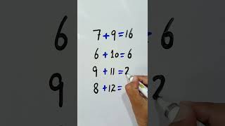 Addition test😊😊😊😊😊#maths #testandlearn
