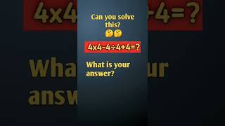 Math Quiz | Can you solve this question? #shorts #shortvideo #shortsfeed #braintest #puzzle