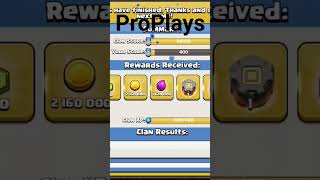Clan Games Results.#clangames #coc #shortvideo #shortsvideo #shorts #youtubeshorts #short #gaming