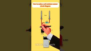 how to make a soil moisture sensor circuit diagram