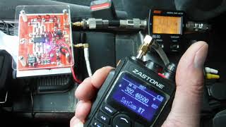 SatCom Amplifier in car