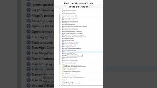 GodMode for Windows: The Ultimate Hack for Power Users