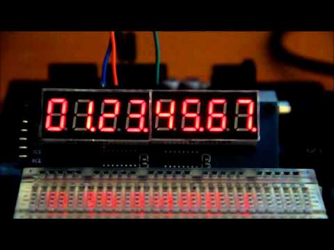 8digit display scanning