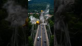 SHOCKING MOMENT: Golden Dome Bridge Collapses, Terrifying Failure Caught on Camera!