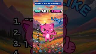 Test Your Brain With These Fun Quiz Questions! 🧠🔥 #gk #quiz #trending