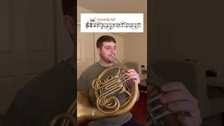 Horn player vs trumpet music