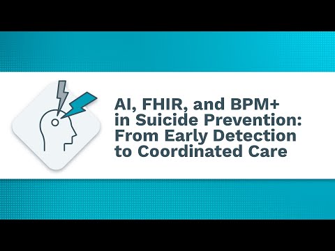 AI, FHIR, and BPM+ in Suicide Prevention:  From Early Detection to Coordinated Care