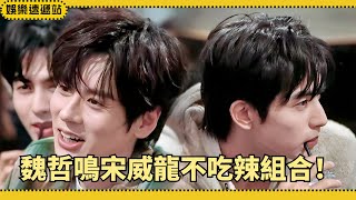 Spicy shock! Wei Zheming & Song Weilong can't handle chili—Ding Chengxin is stunned! 🌶️😱