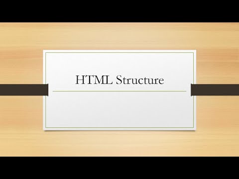 HTML Structure | Ultimate HTML Tutorial for Beginners