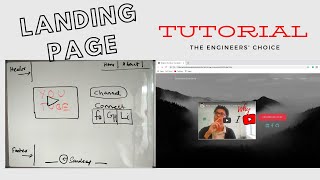 Simple steps to build a beautiful landing page from free templates - Engineer's trick Ep 2