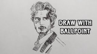 I Draw Spanish Actor Yon González (With Ballpoint)