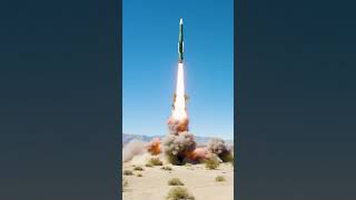 Futuristic Missile Launch in Desert | AI Military Simulation in 4K