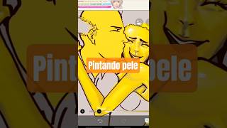 pintando pele amarela #art #digitalart #drawing #tutorial #desenho #arte #desenhodigital #painting