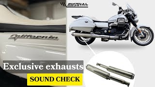 MISTRAL EXCLUSIVE Exhausts - California 1400 - SOUND CHECK