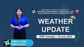 Public Weather Forecast issued at 5PM | July 15, 2025 - Tuesday