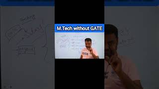 MTech Without GATE Scope in India #mtech #gate #india #shorts